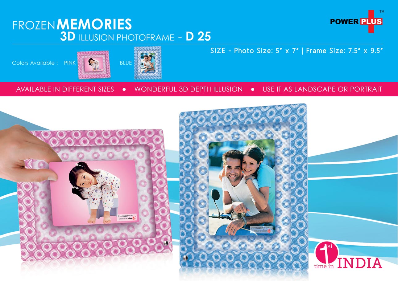 Frozen memories | 3D photo frame (5 x 7)