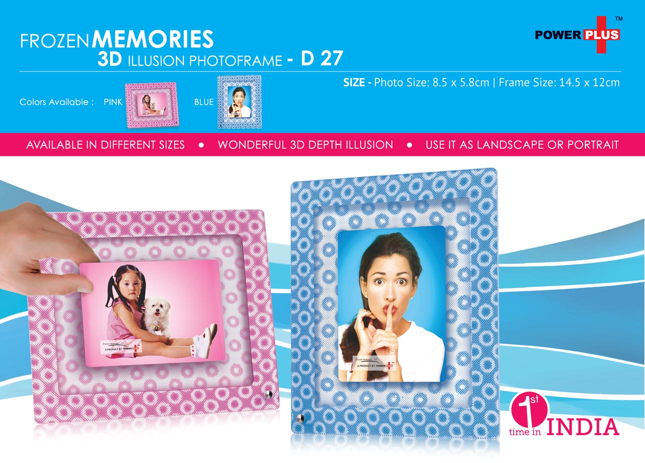 Frozen memories | 3D photo frame (3 x 4)