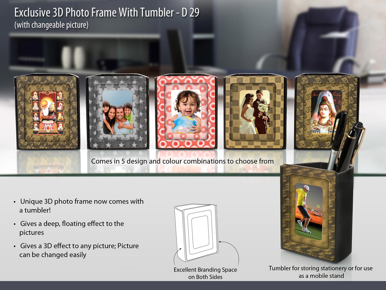 3D photo frame Tumbler