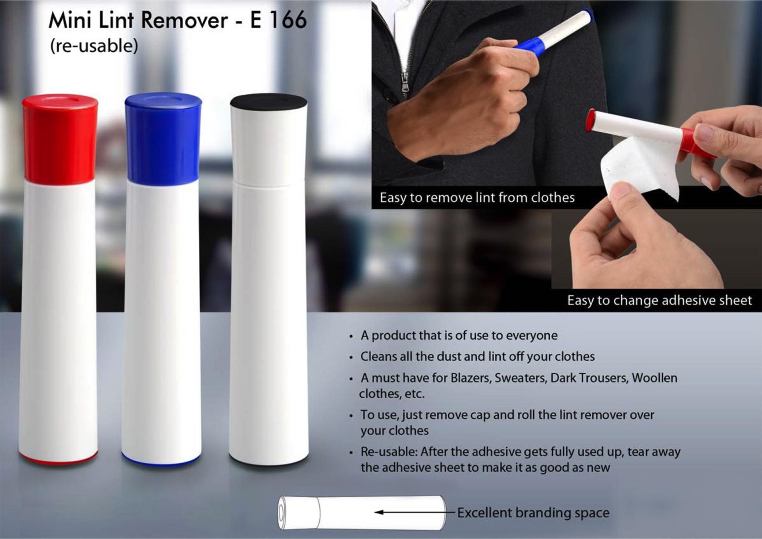 Mini Lint remover (re-usable) -
https://youtu.be/RQSiMZK9wgM