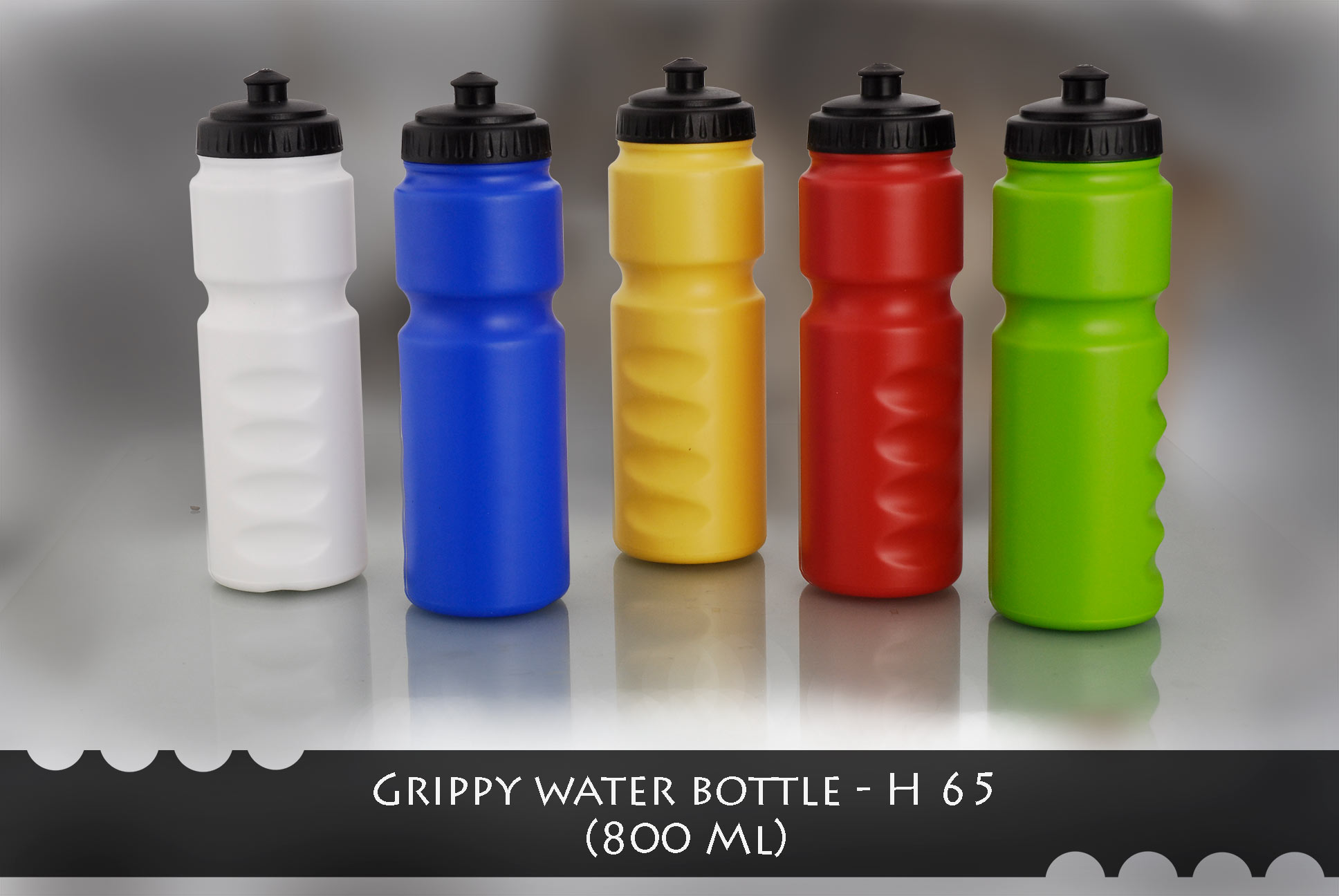 Grippy sipper water bottle (800 ml)