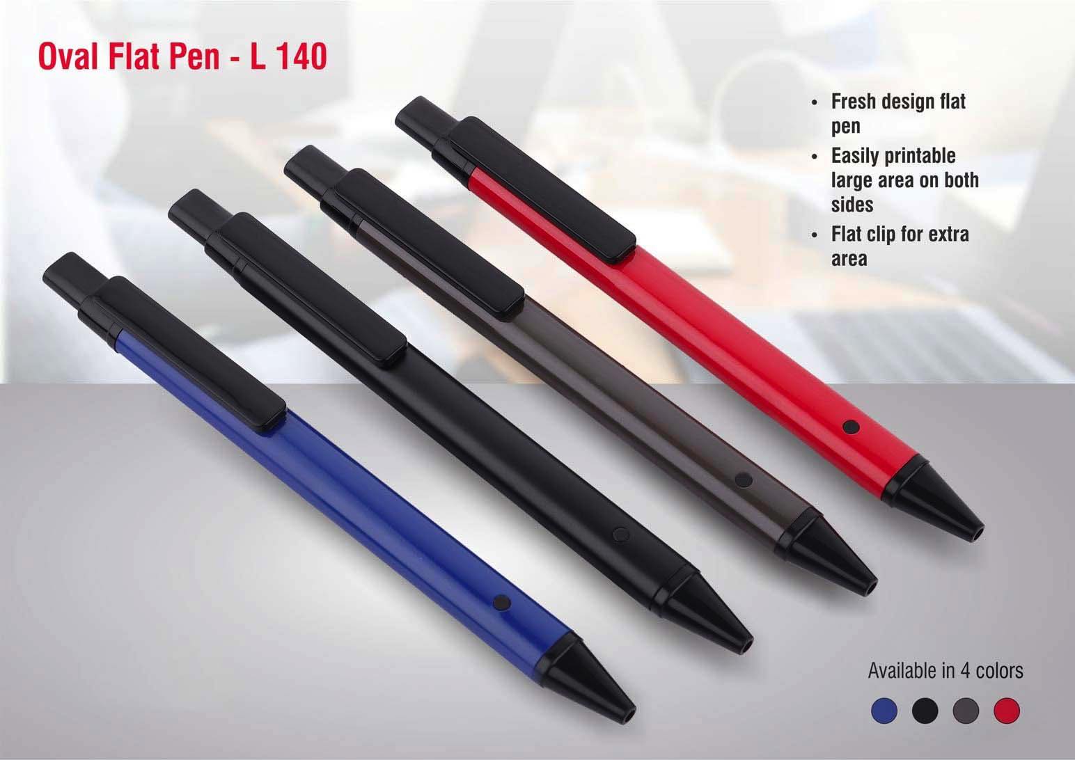 Oval Flat pen